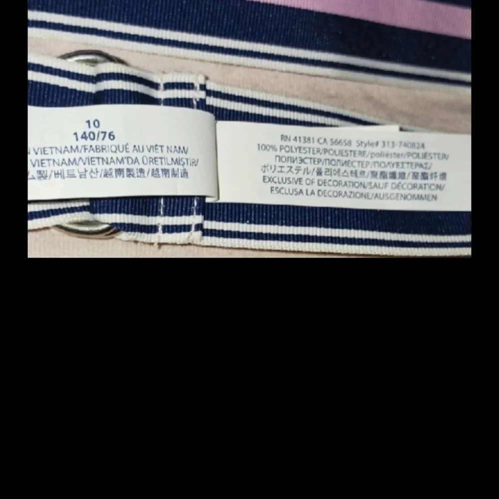 Polo by Ralph Lauren Kids Striped Belt - Navy and White